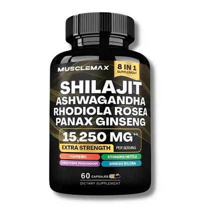 MUSCLEMAX TITAN 8 en 1 - SHILAJIT